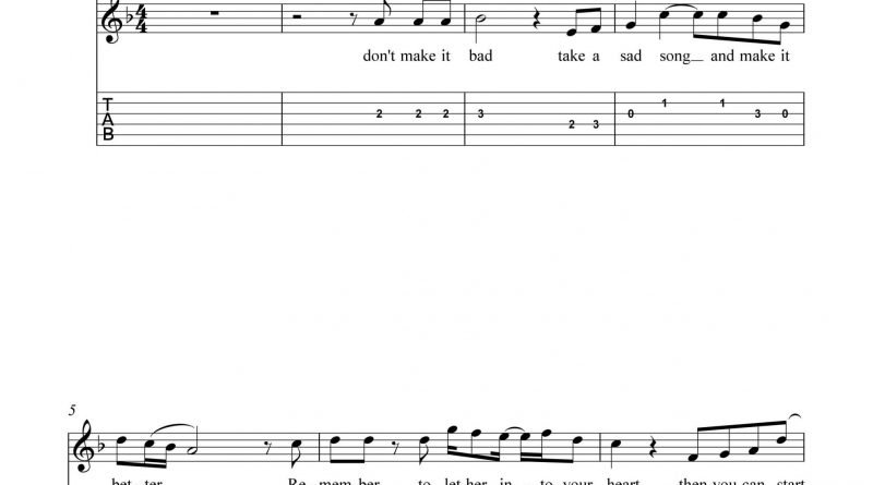 HarmonyTabs - Beatles, The - Hey Jude