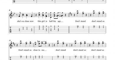 HarmonyTabs - Police, The - Don't Stand So Close To Me
