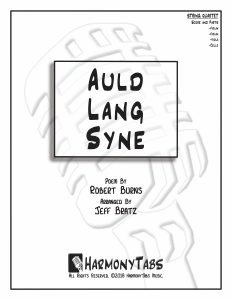 cover page for Auld Lang Syne (String Quartet) sheet music
