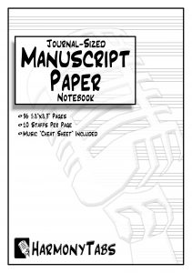 cover page for Journal-Sized Manuscript Paper Notebook (5.8"x8.3")