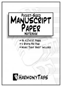cover page for Pocket-Sized Manuscript Paper Notebook (4"x6")
