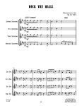 sample page for Deck The Halls (SATB Sax Quartet) sheet music