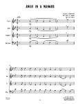 sample page for Away In A Manger (Wind Quartet) sheet music