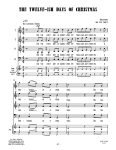sample page for The Twelve-ish Days Of Christmas (TTBBA Cappella) sheet music