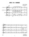 sample page for Away In A Manger (Brass Quartet) sheet music