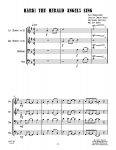 sample page for Hark! The Herald Angels Sing (Brass Quartet) sheet music